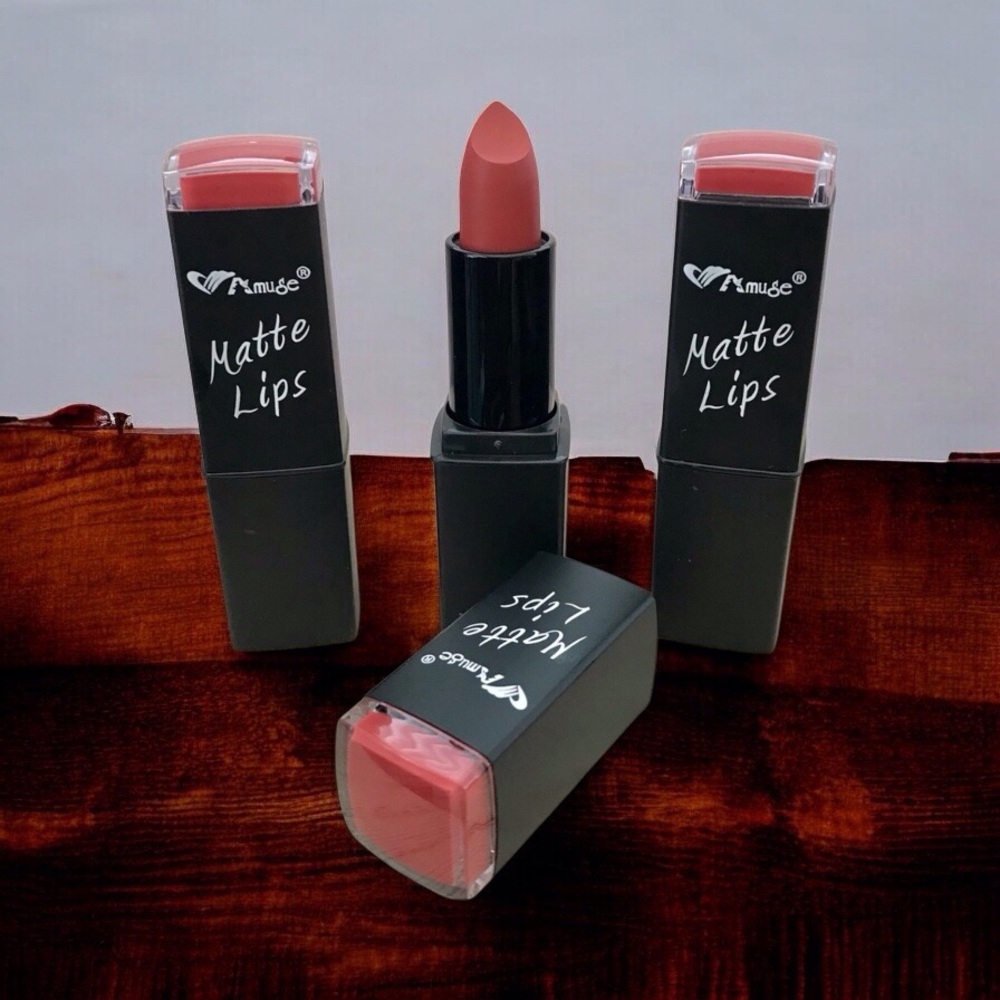 🆕3pcs Amuse Matte Lips Lipstick